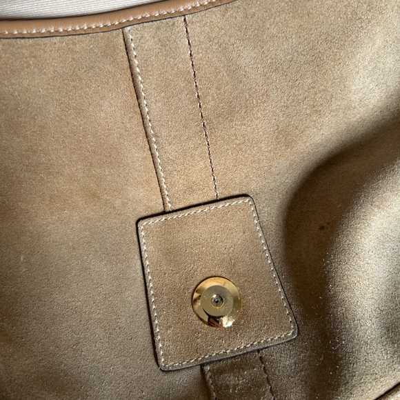 Coach SoHo Tan Suede Shoulder Bag - Picture 3 of 7